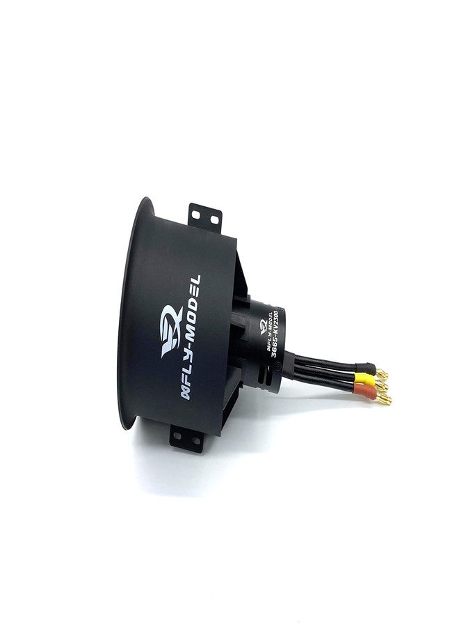 XFLY-MODEL 80mm 12-Blade EDF Ducted Fan with 6S Brushless Inrunner 3665-KV2300 Motor PRO Model Jet Aircraft - Image 5